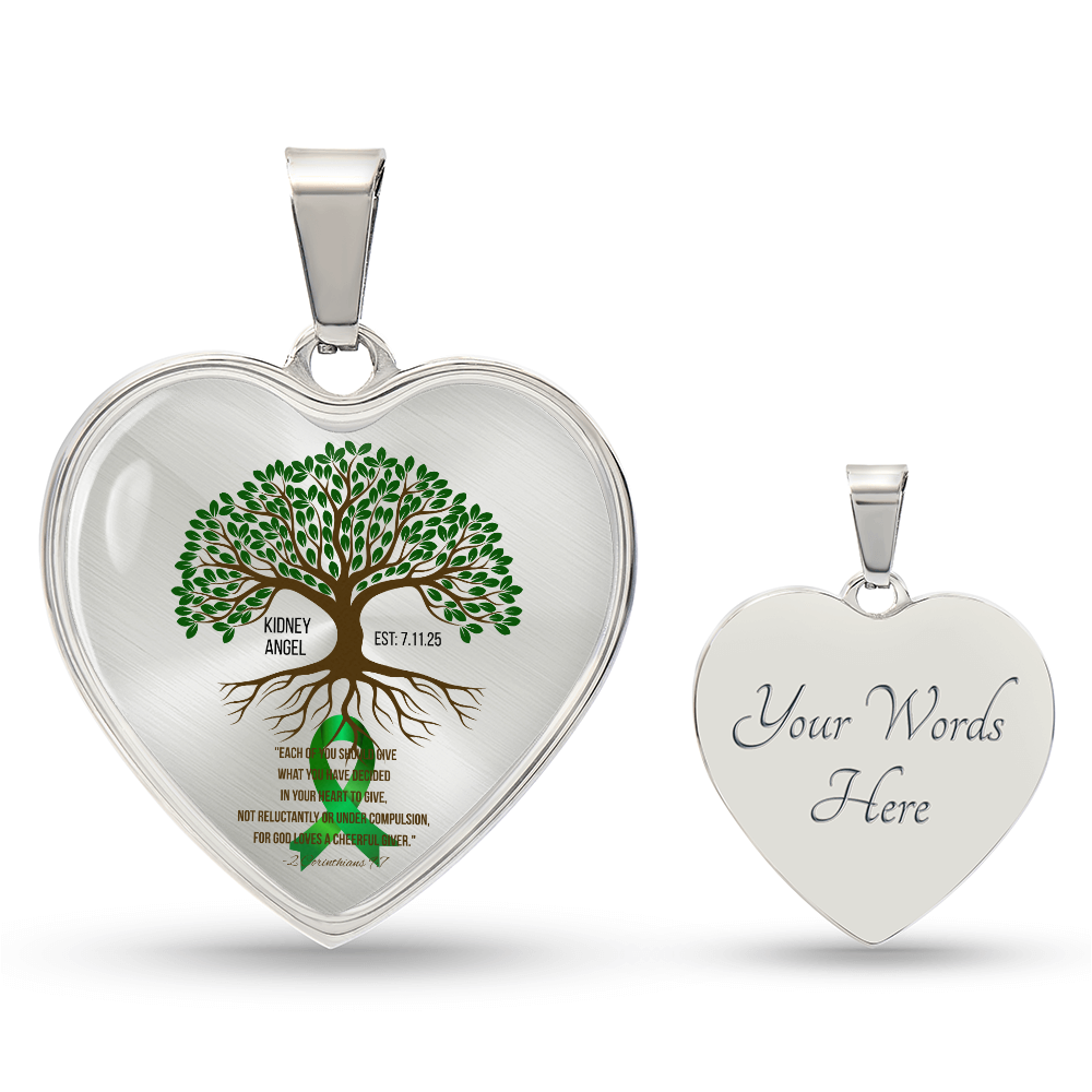 Kidney Angel Donor Personalized Heart
