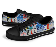 Load image into Gallery viewer, Blessed Low-Top Shoes: Show Your Faith Christian Moms