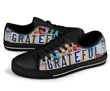 Load image into Gallery viewer, Grateful Low-Top Shoes: Walk in Faith & Comfort Christian Women