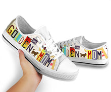 Load image into Gallery viewer, Golden Mom - Women’s Low Top Shoes White