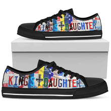 Load image into Gallery viewer, Kings Daughter - Women’s Low Top Shoes Black