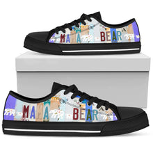 Load image into Gallery viewer, Mama Bear - Women’s Low Top Shoes Black