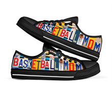 Load image into Gallery viewer, Basketball Mom - Women’s Low Top Shoes Black