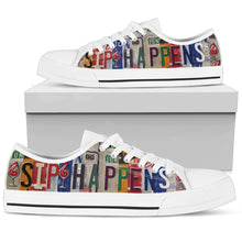 Load image into Gallery viewer, Sip Happens - Women’s Low Top Shoes White
