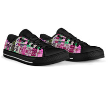 Load image into Gallery viewer, Pampered Princess - Women’s Low Top Shoes Black