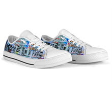 Load image into Gallery viewer, Rather Be On A Farm - Unisex Low Top Shoes White
