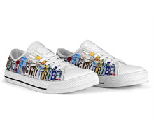 Load image into Gallery viewer, Teaching my Tribe - Unisex Low Top Shoes White