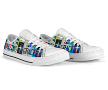 Load image into Gallery viewer, Amazing Grace - Unisex Low Top Shoes White
