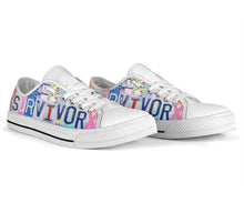 Load image into Gallery viewer, Survivor - Unisex Low Top Shoes White