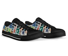 Load image into Gallery viewer, Go Green - Unisex Low Top Shoes Black