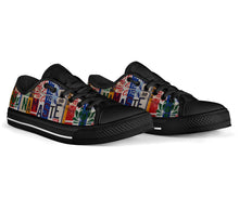 Load image into Gallery viewer, Namaste - Unisex Low Top Shoes Black