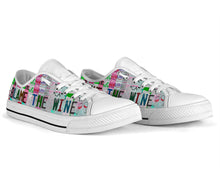 Load image into Gallery viewer, Blame The Wine - Unisex Low Top Shoes White