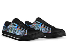 Load image into Gallery viewer, Rather Be On A Farm - Unisex Low Top Shoes Black