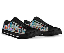 Load image into Gallery viewer, Mommy Shark - Women’s Low Top Shoes Black