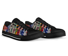 Load image into Gallery viewer, Sip Happens - Unisex Low Top Shoes Black