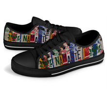 Load image into Gallery viewer, Namaste - Unisex Low Top Shoes Black