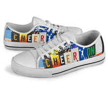 Load image into Gallery viewer, Cheer On - Women’s Low Top Shoes White