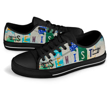 Load image into Gallery viewer, Sewist - Unisex Low Top Shoes Black