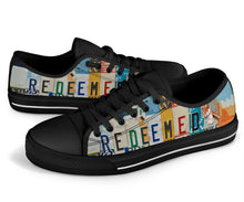 Load image into Gallery viewer, Redeemed - Unisex Low Top Shoes Black