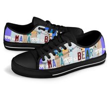 Load image into Gallery viewer, Mama Bear - Women’s Low Top Shoes Black