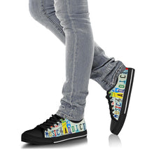 Load image into Gallery viewer, Music Addict - Unisex Low Top Shoes Black