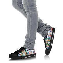 Load image into Gallery viewer, Save The Koala - Unisex Low Top Shoes Black