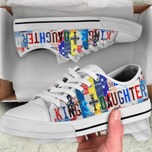 Load image into Gallery viewer, Kings Daughter - Women’s Low Top Shoes White