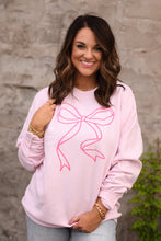 Load image into Gallery viewer, RTS Pink Bow Sweatshirt
