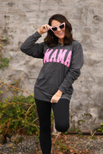 Load image into Gallery viewer, RTS Neon Checkered MAMA Long Sleeve Tee
