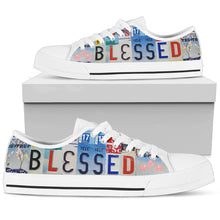 Load image into Gallery viewer, Blessed Low-Top Shoes: Show Your Faith Christian Moms
