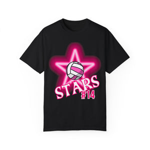 Star Volley T-Shirt - Personalized #14 for Sports Enthusiasts