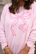 Load image into Gallery viewer, RTS Pink Bow Sweatshirt
