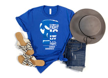 Load image into Gallery viewer, Her Fight Is My Fight, Colon Cancer Awareness Shirt, Support Squad, Fight Cancer, Warrior, Survivor, Cancer Gift
