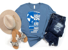 Load image into Gallery viewer, Her Fight Is My Fight, Colon Cancer Awareness Shirt, Support Squad, Fight Cancer, Warrior, Survivor, Cancer Gift
