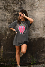 Load image into Gallery viewer, Antisocial Neon Smiley Tee
