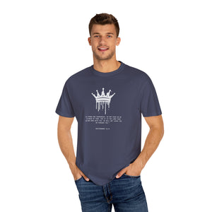 Crown Drip T-Shirt - Unisex Inspired by Royalty, Perfect for Casual Outings, Gift for Birthdays, Streetwear Style, Everyday Comfort