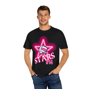 Star Volley T-Shirt - Personalized #14 for Sports Enthusiasts