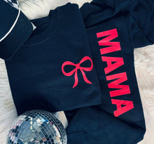 Load image into Gallery viewer, Bow Sweatshirt &amp; Custom Sweatpants Set
