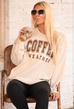 Load image into Gallery viewer, RTS Coffee Weather Sweatshirt
