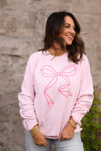 Load image into Gallery viewer, RTS Pink Bow Sweatshirt
