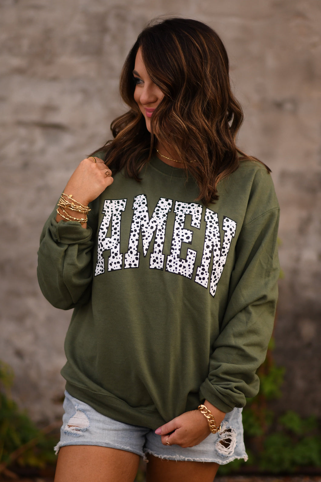 RTS Dalmatian Amen Sweatshirt