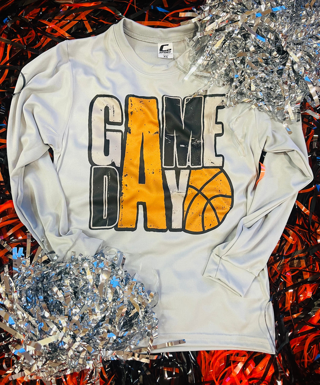 Game Day Basketball Block Tee/Long Sleeve Dri Fit