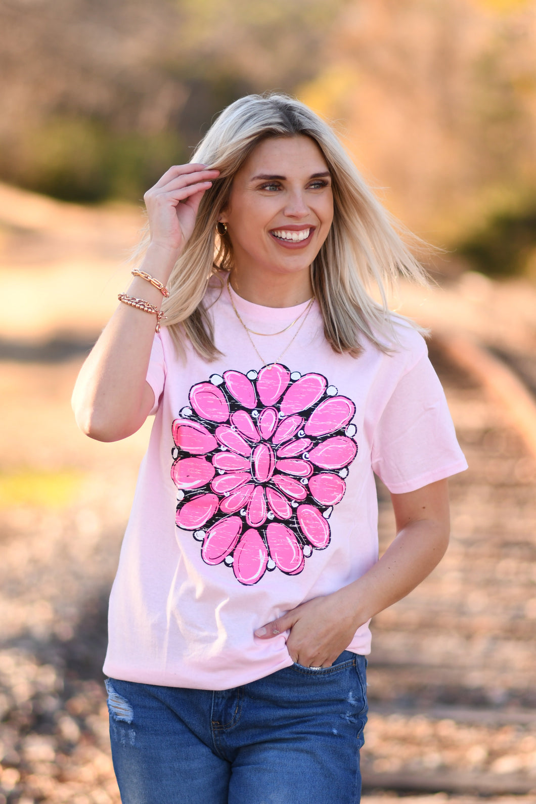 Pink Stone Tee