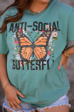 Load image into Gallery viewer, Anti Social Butterfly Tee
