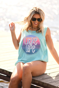 Lake Life Ombré Tank/Tee