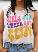 Load image into Gallery viewer, Girls Just Wanna Have Sun Tank/Tee
