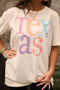 Watercolor Texas Tee