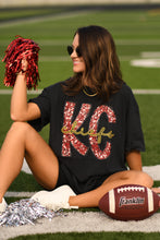 Load image into Gallery viewer, KC Chiefs Faux Sequin Tee
