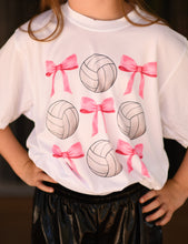 Load image into Gallery viewer, Volleyball And Bows Tee
