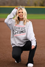 Load image into Gallery viewer, Livin’ Life By The Seams Sweatshirt
